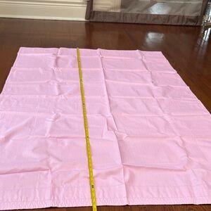 4 Pink Lined Curtains 41x63 inches L- washable